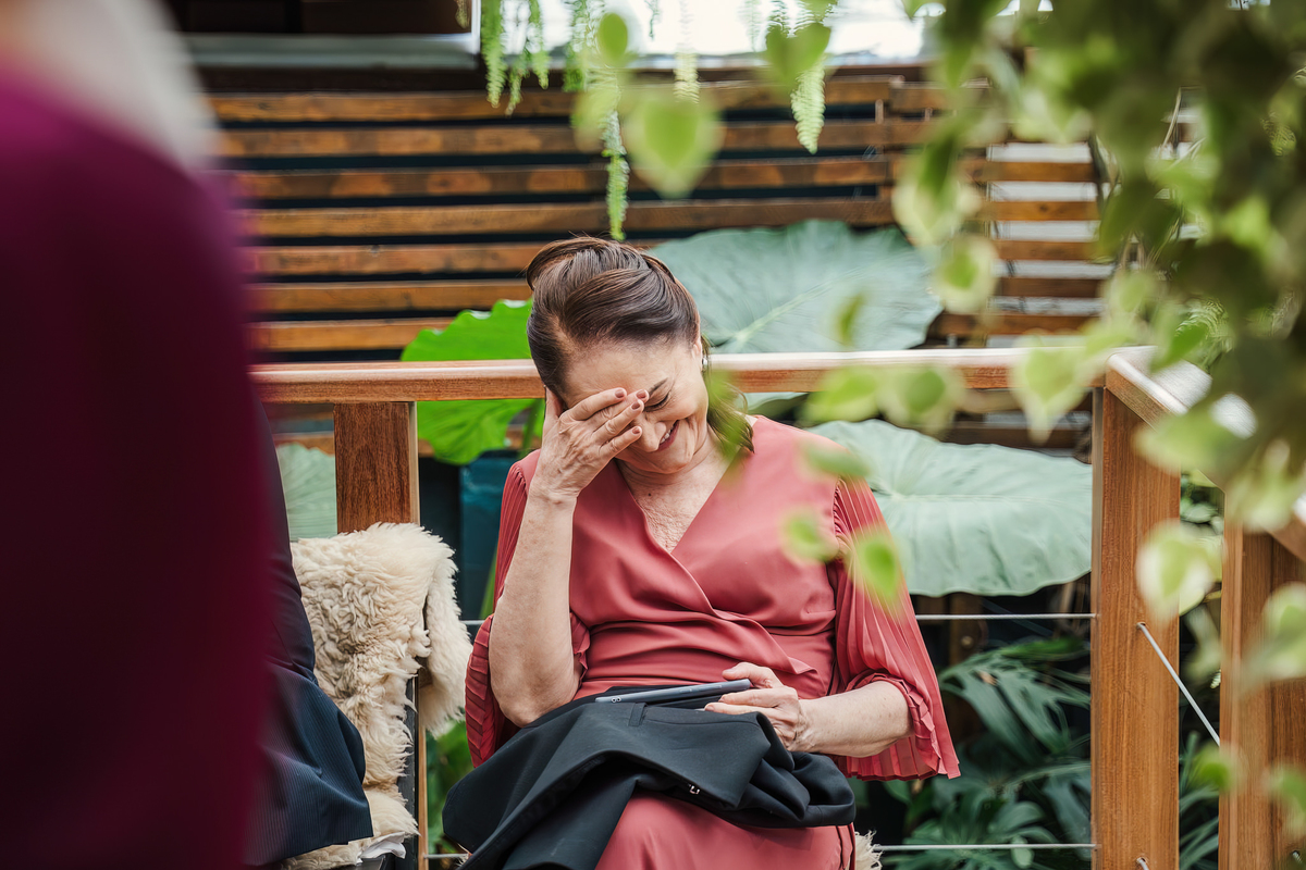 Momento de emoção durante mini wedding no Rincon Escondido