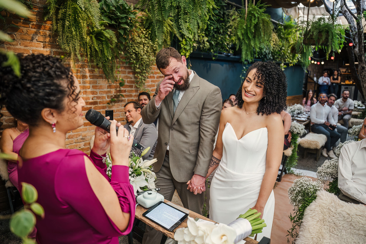 Mini wedding. vila madalena Casamento intimista no Rincon Escondido em São Paulo