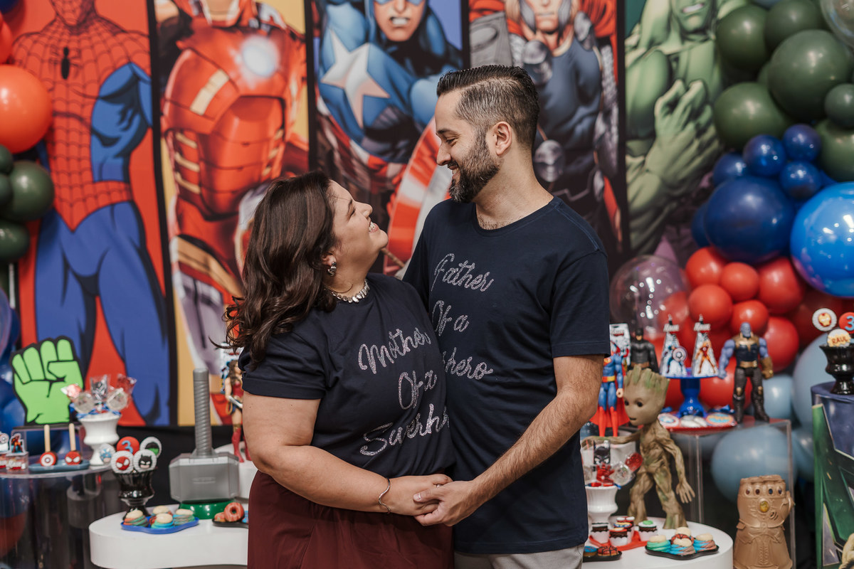 Festa Infantil tema super heróis no Espaço Jack Kingdon em Santo André por Jstella Fotografia