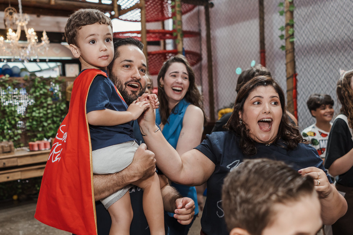 Festa Infantil tema super heróis no Espaço Jack Kingdon em Santo André por Jstella Fotografia