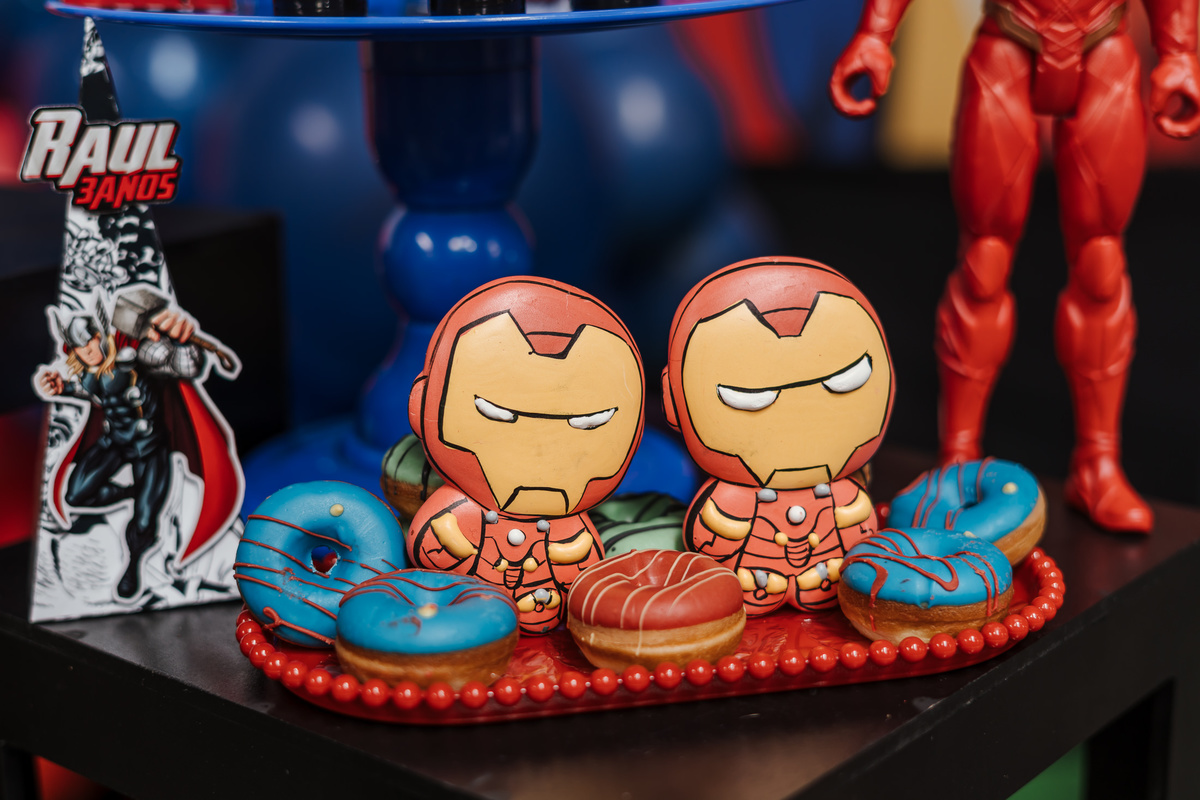 Festa Infantil tema super heróis no Espaço Jack Kingdon em Santo André por Jstella Fotografia