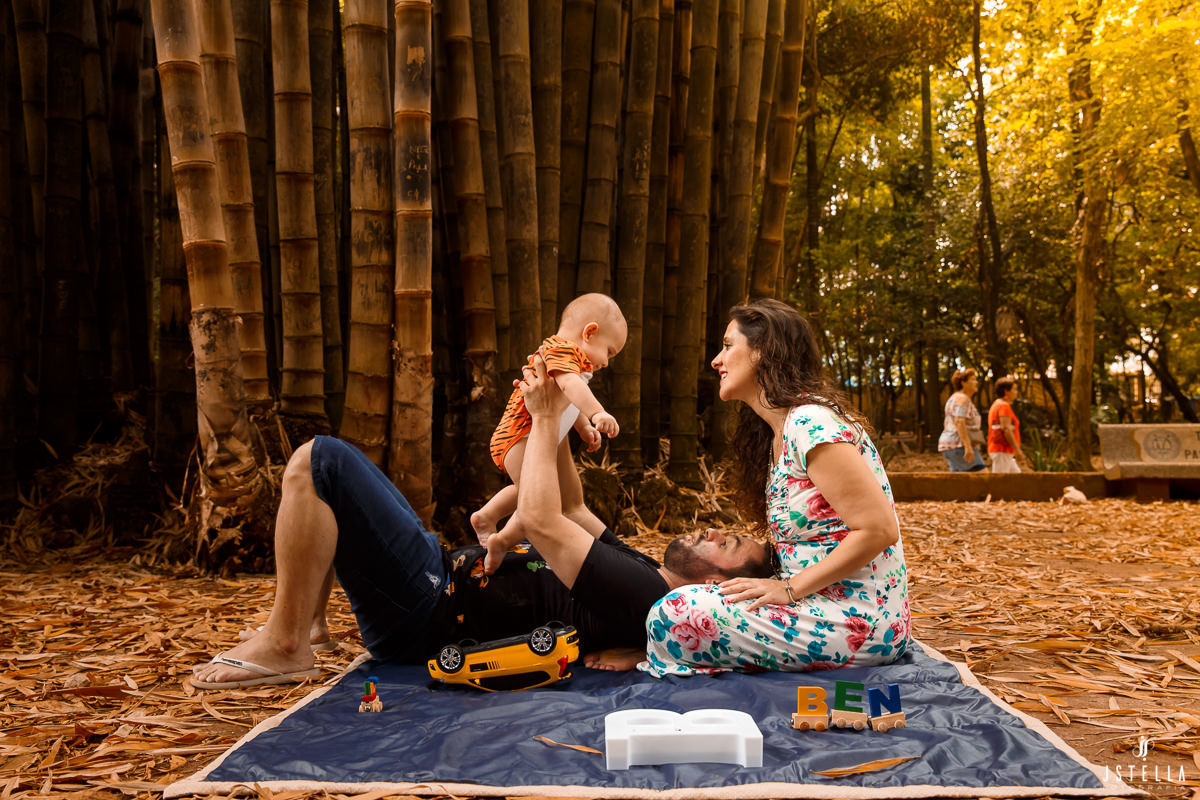 Ensaio de família no parque