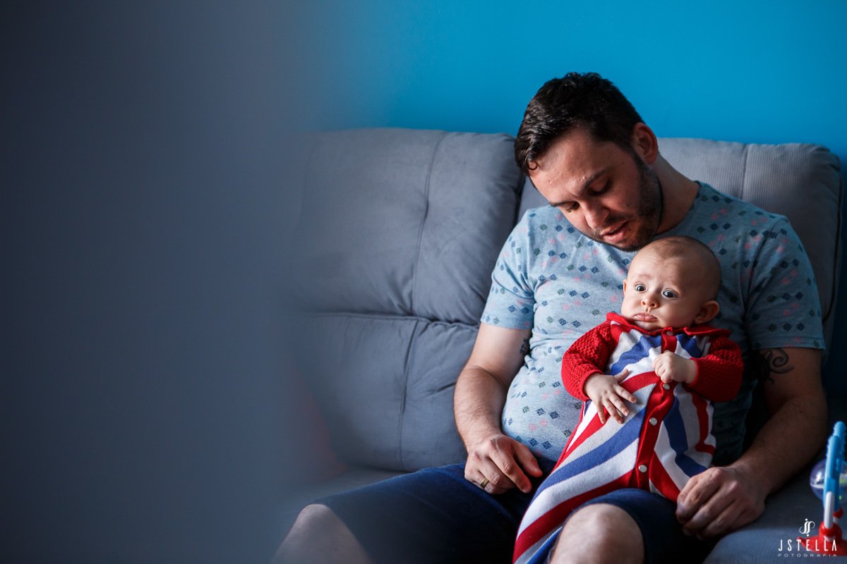 Ensaio bebê em casa