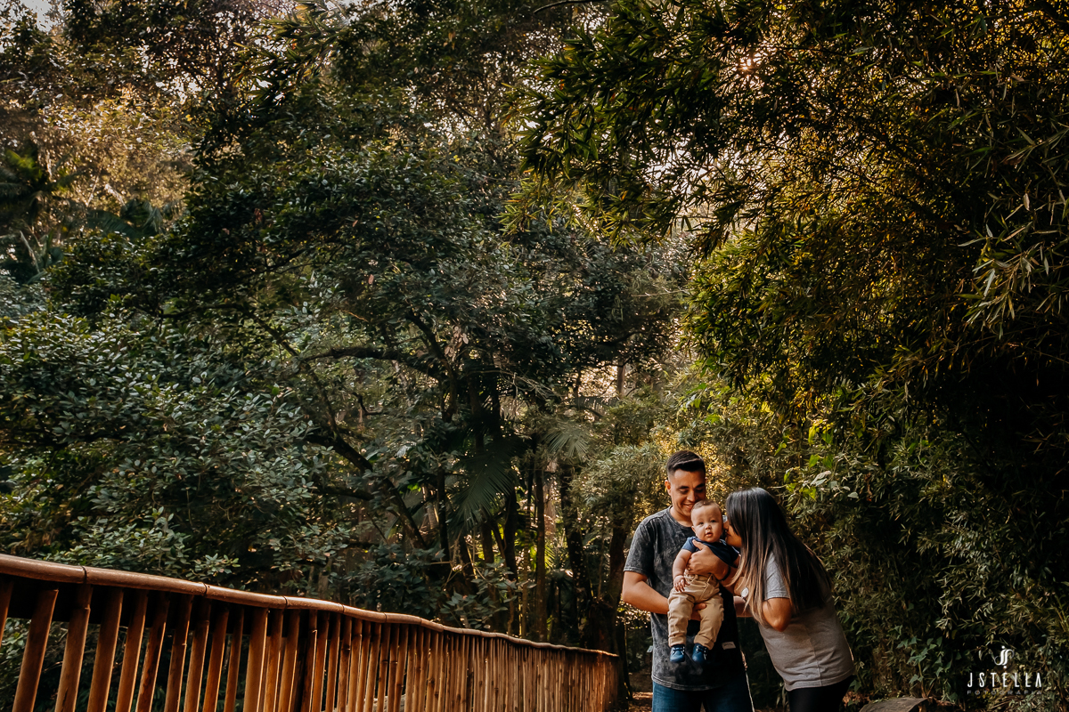 ensaio de bebê no parque