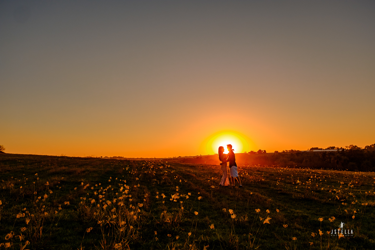 Por do sol Holambra