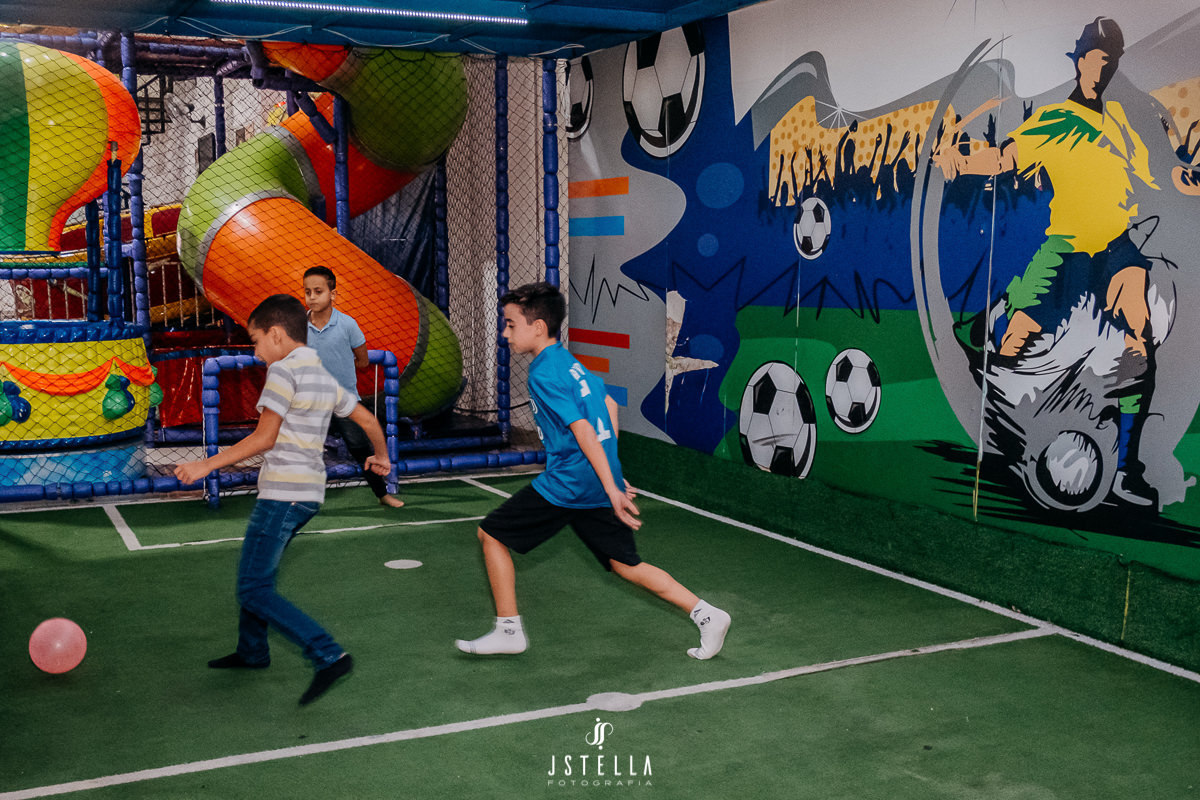 futebol no buffet
