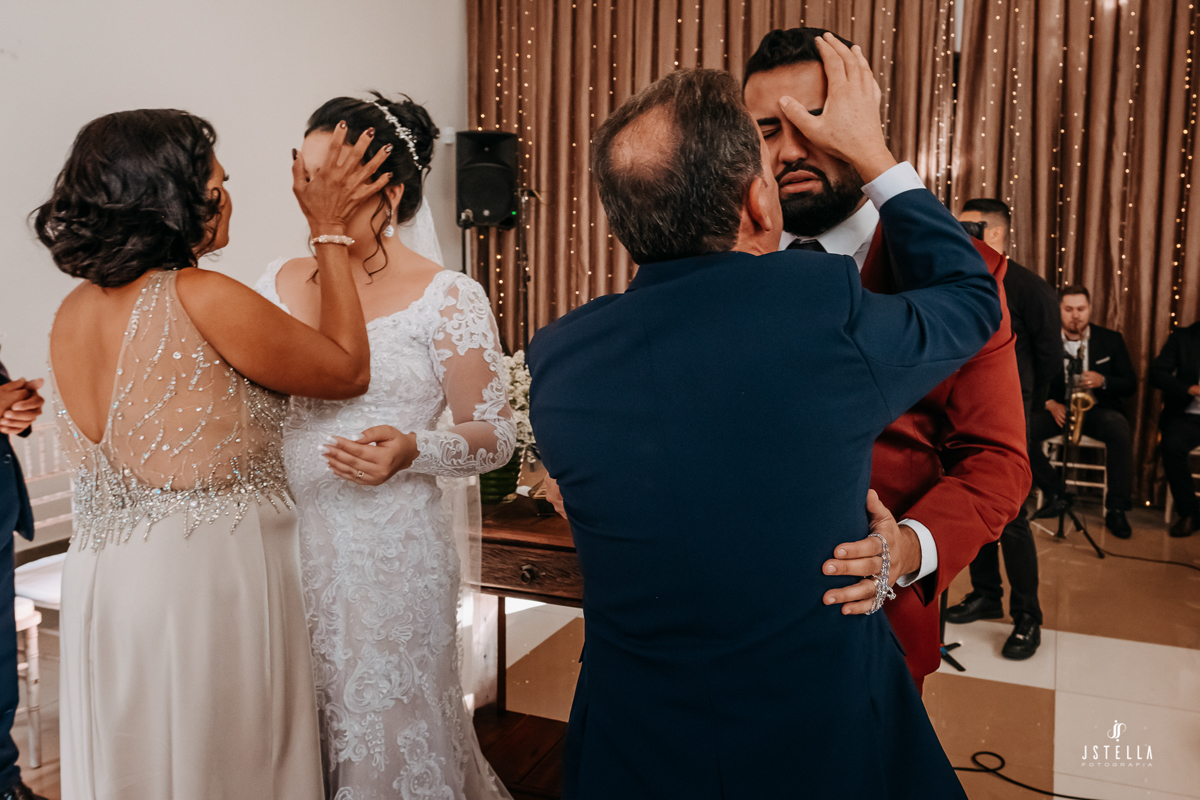 benção dos pais dos noivos