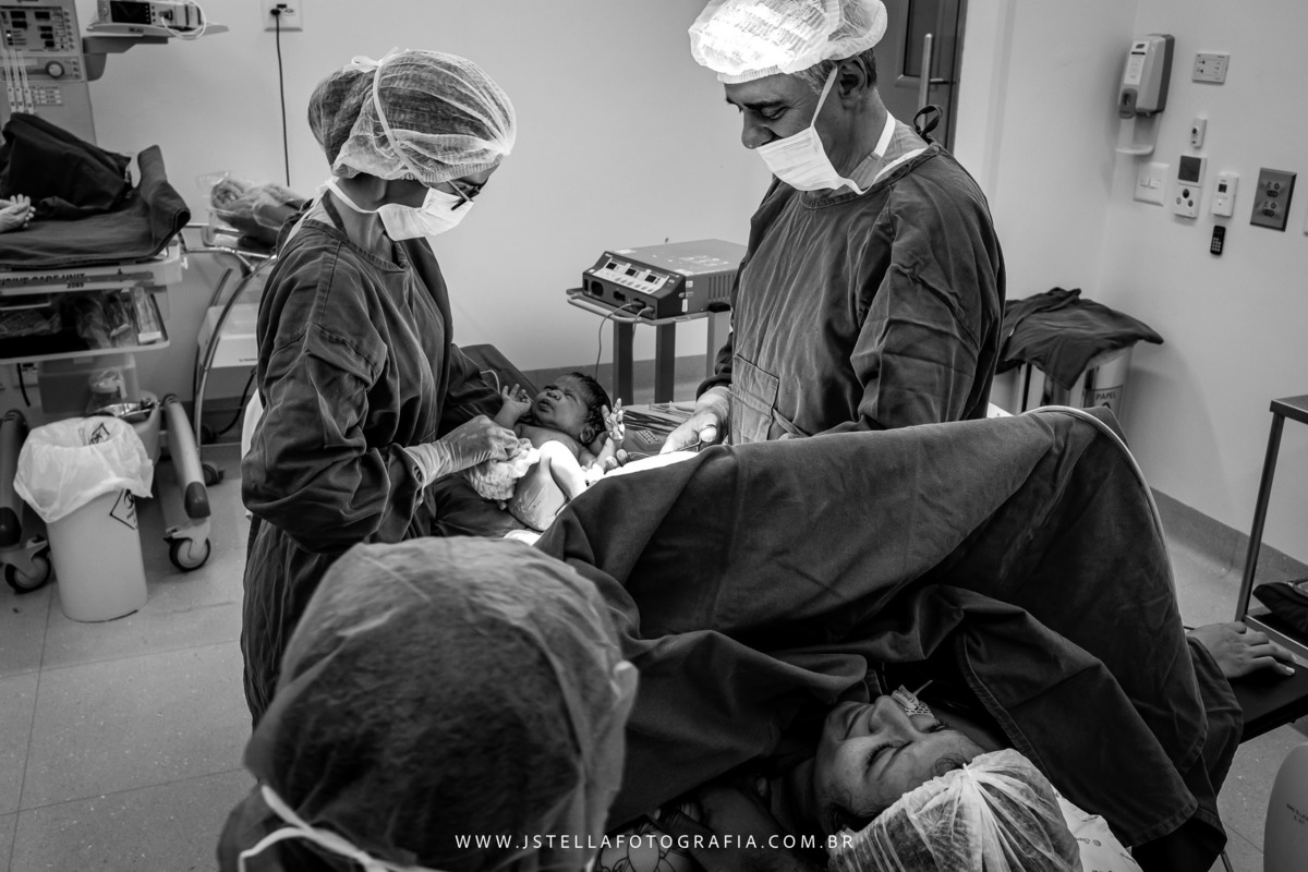 fotografia de parto cesárea