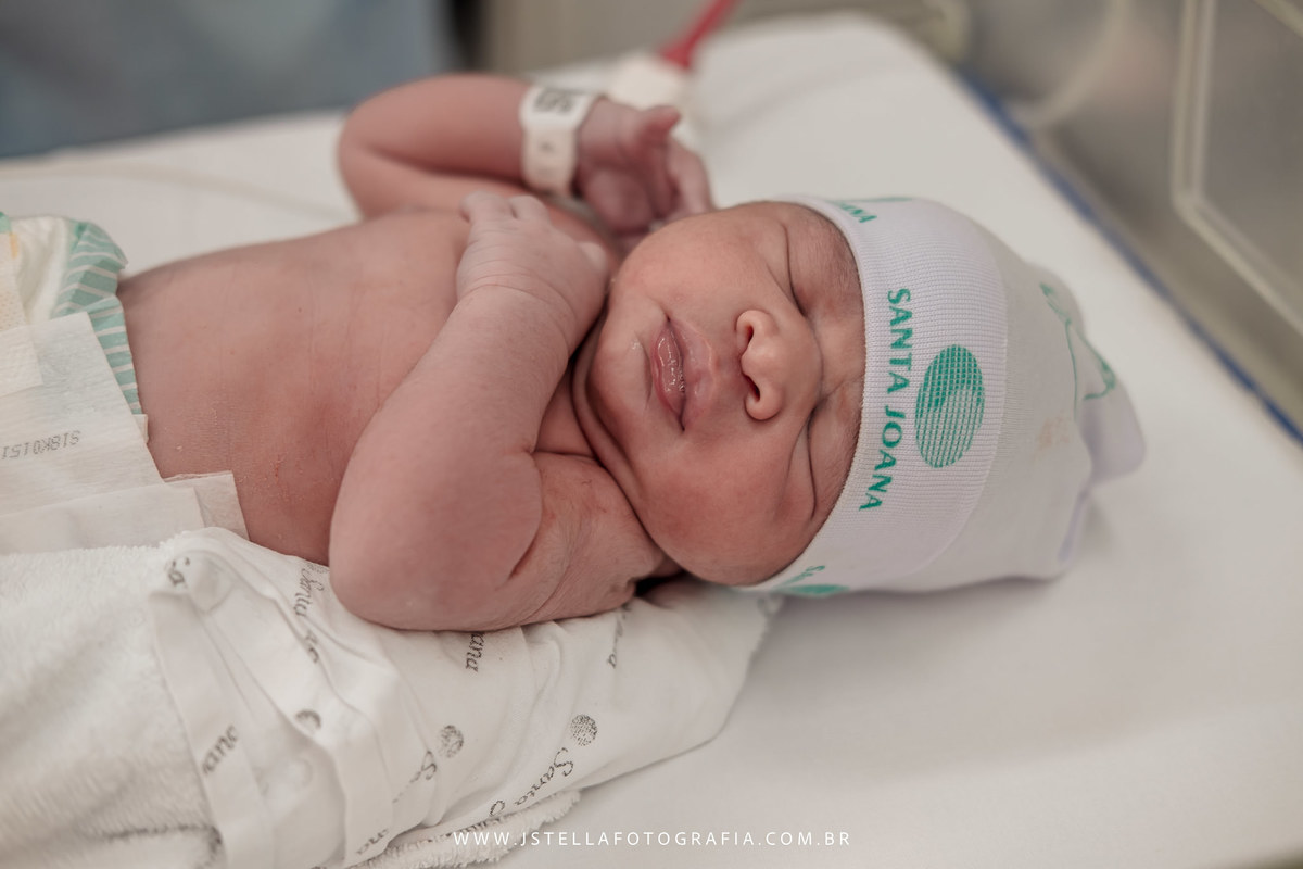 foto após nascimento do bebê