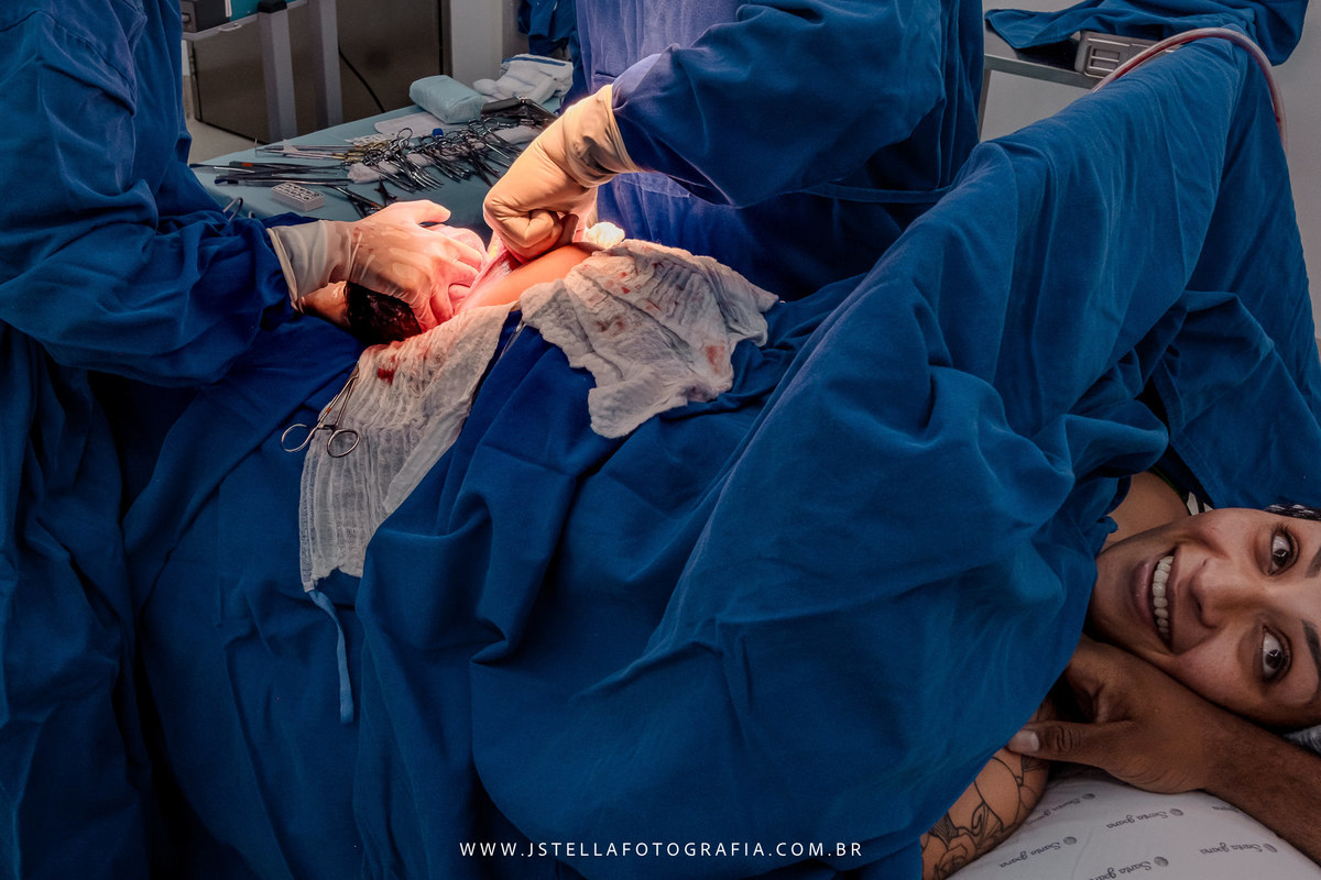 fotografia de nascimento do bebê