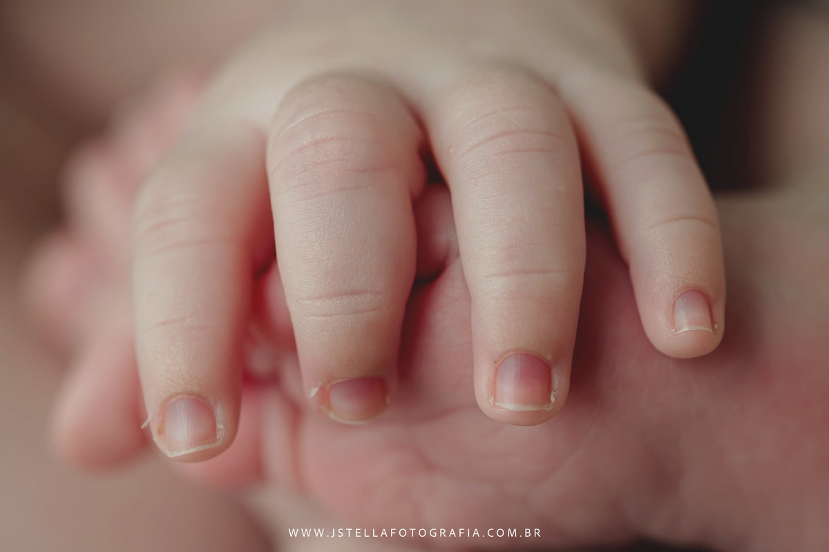 dedos recém nascido