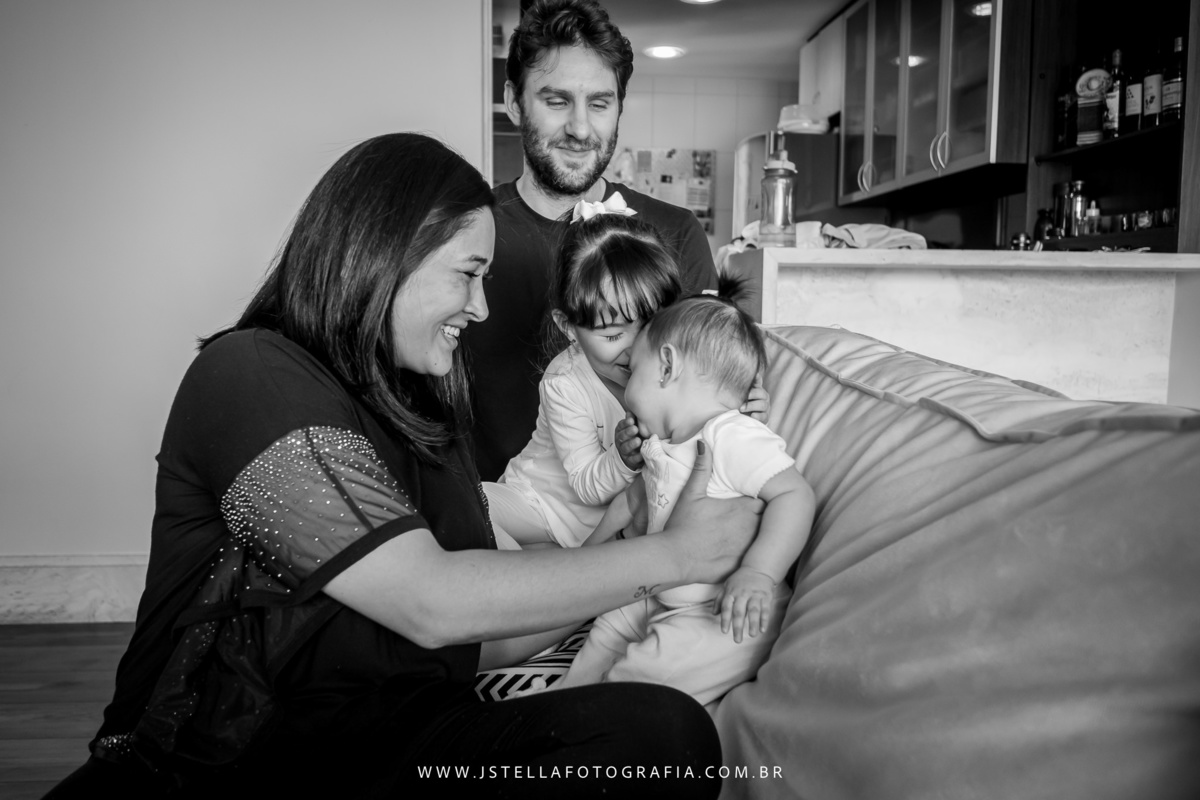 ensaio família em casa