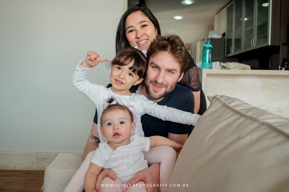 ensaio família em casa