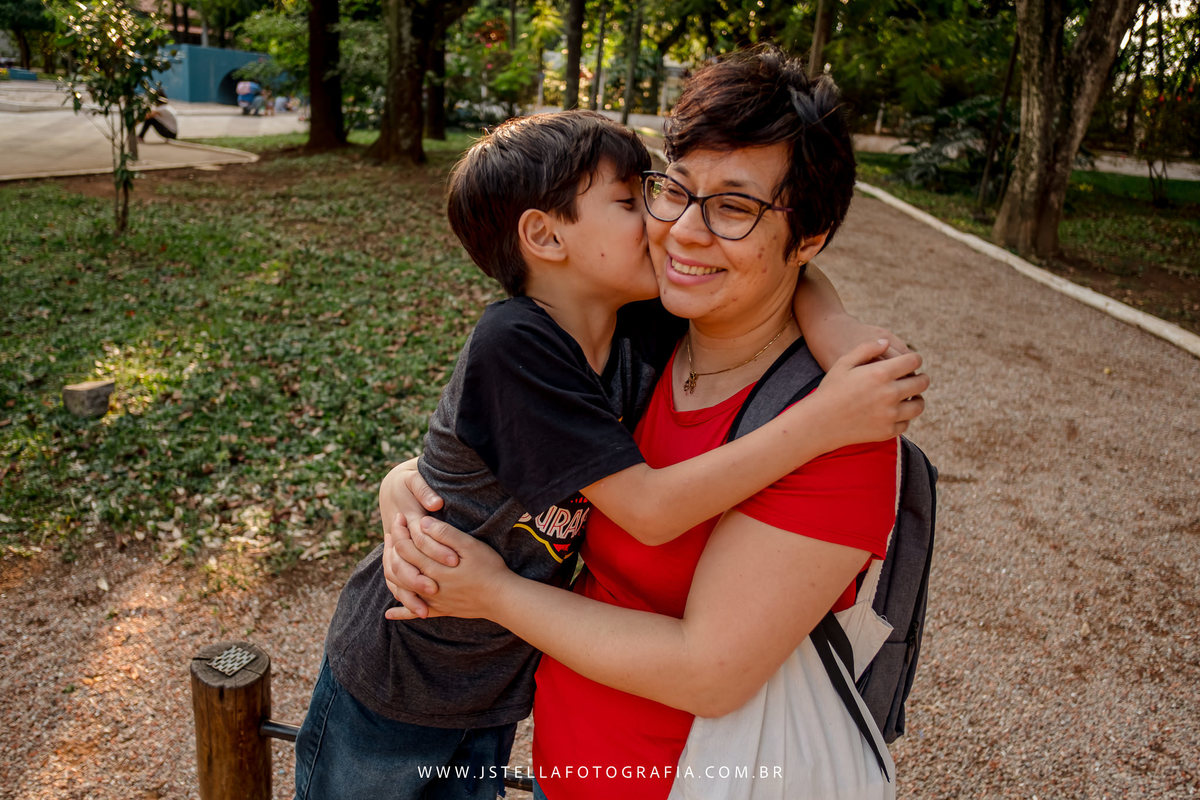 ensaio de família no parque