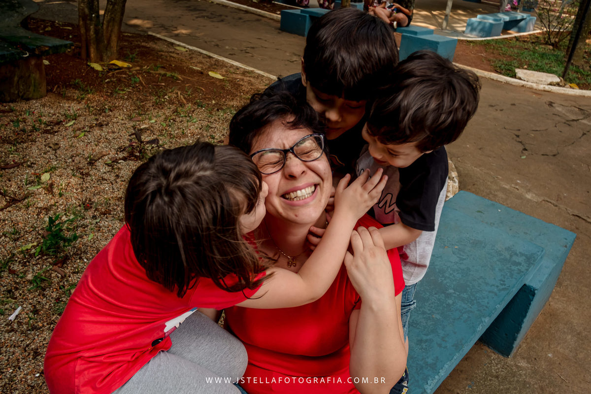 ensaio de família no parque