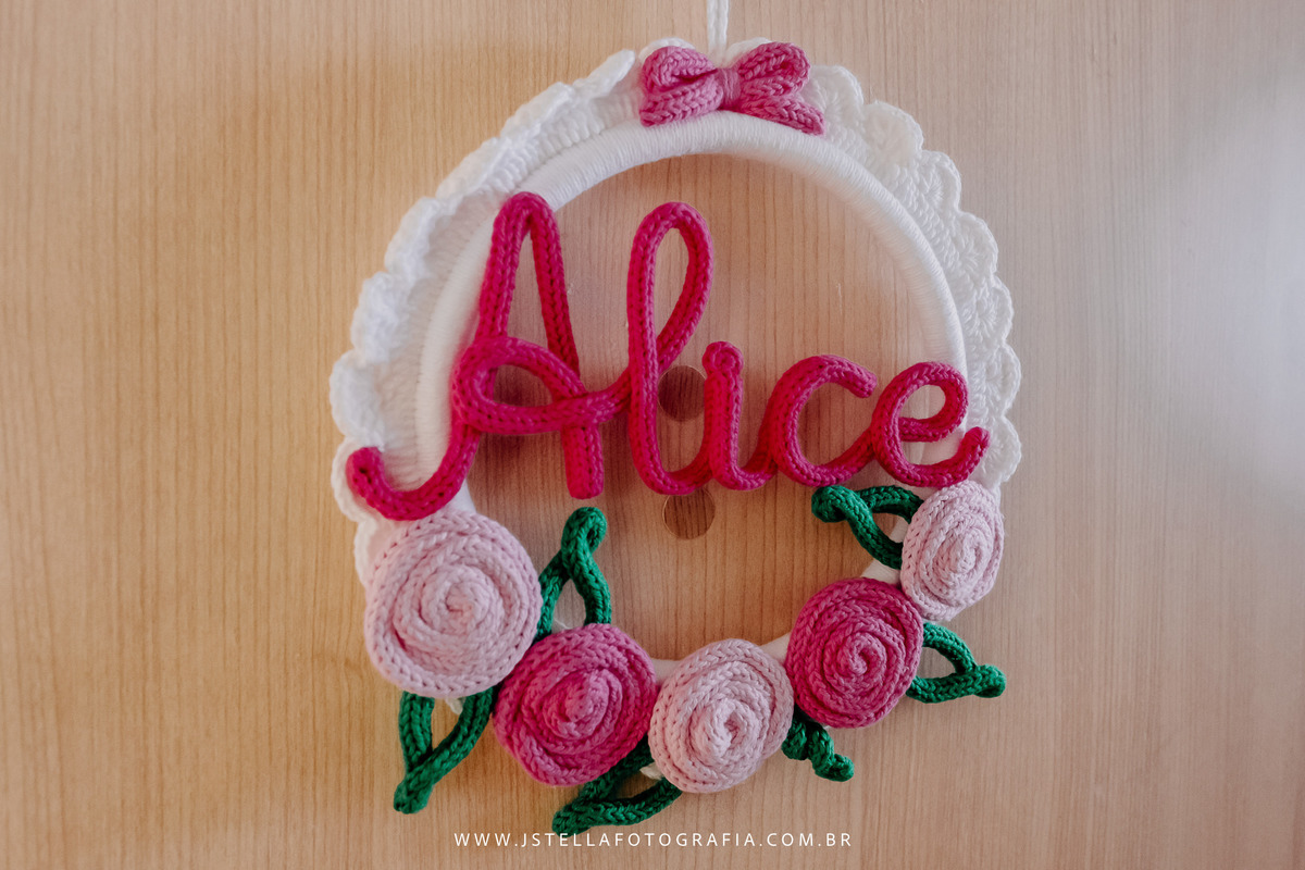 enfeite porta maternidade Alice