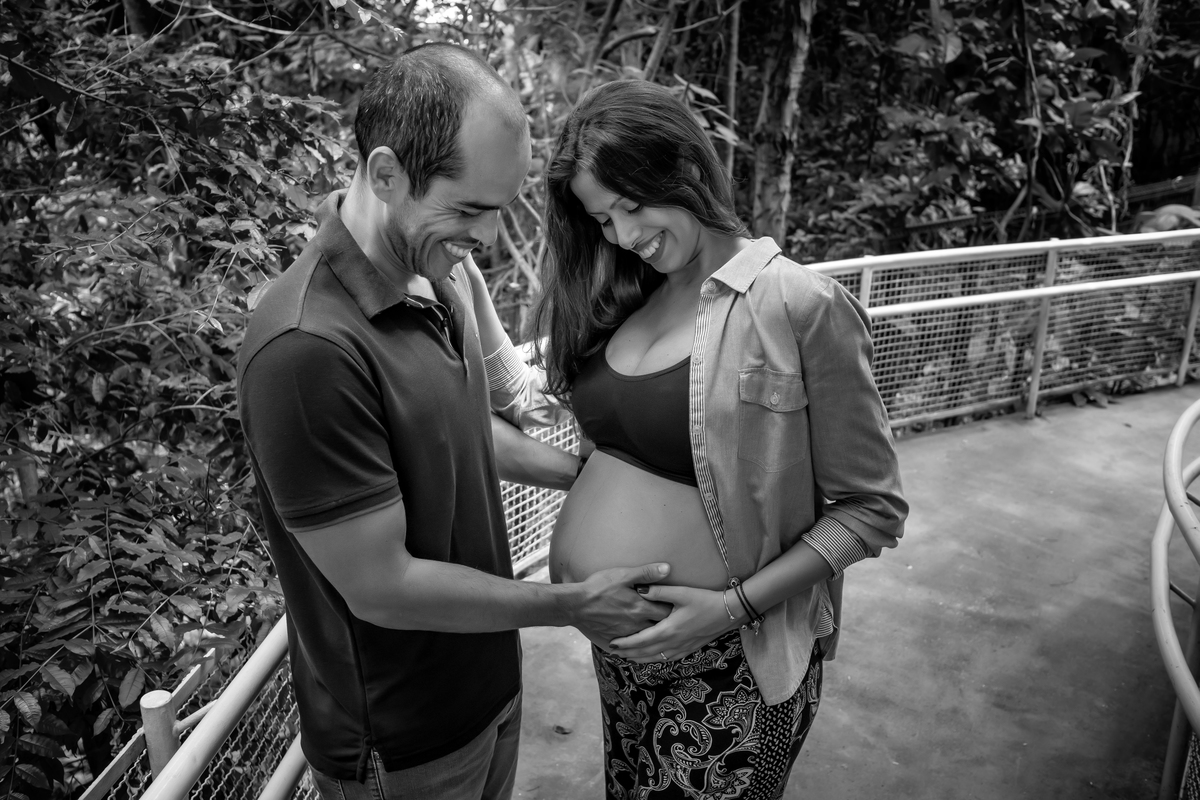 ensaio gestante em casa