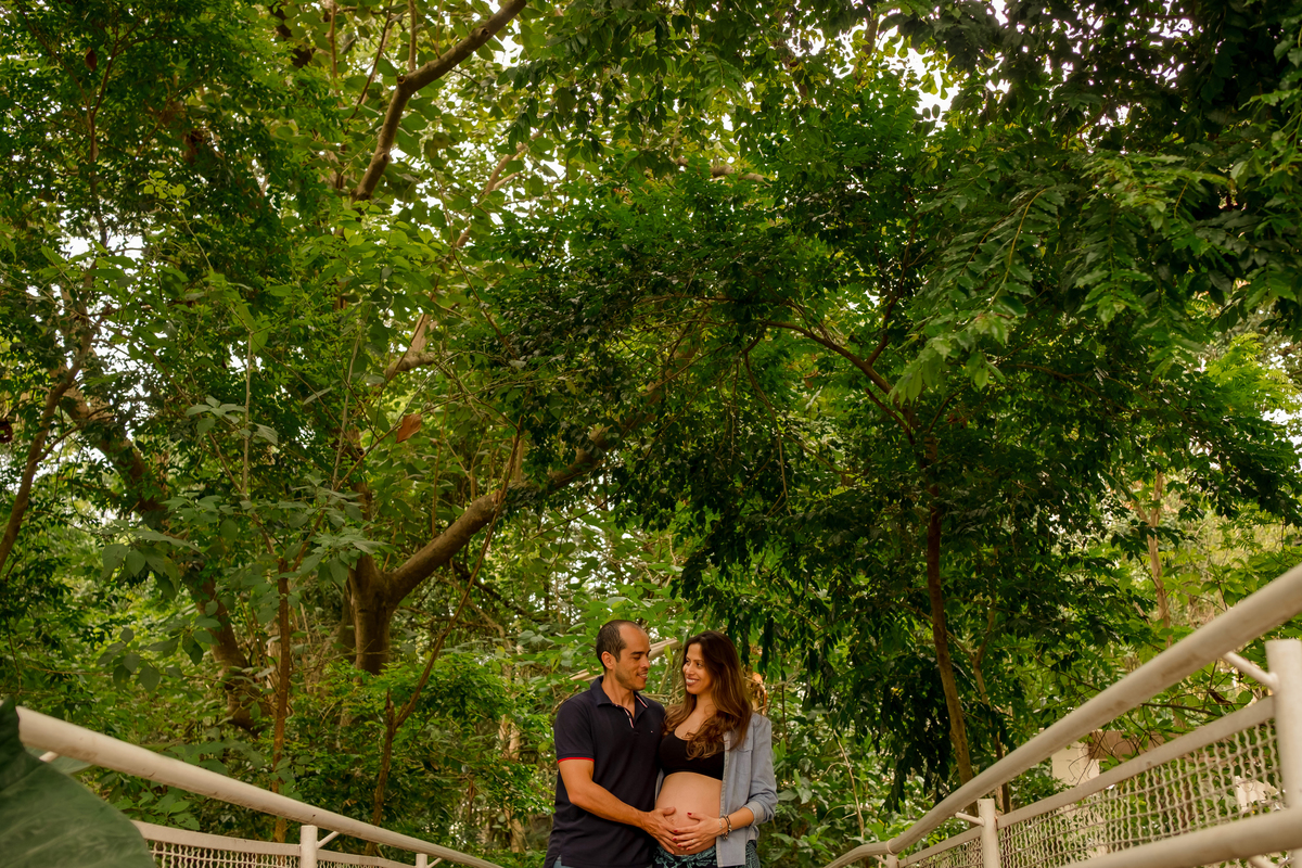 ensaio gestante em casa