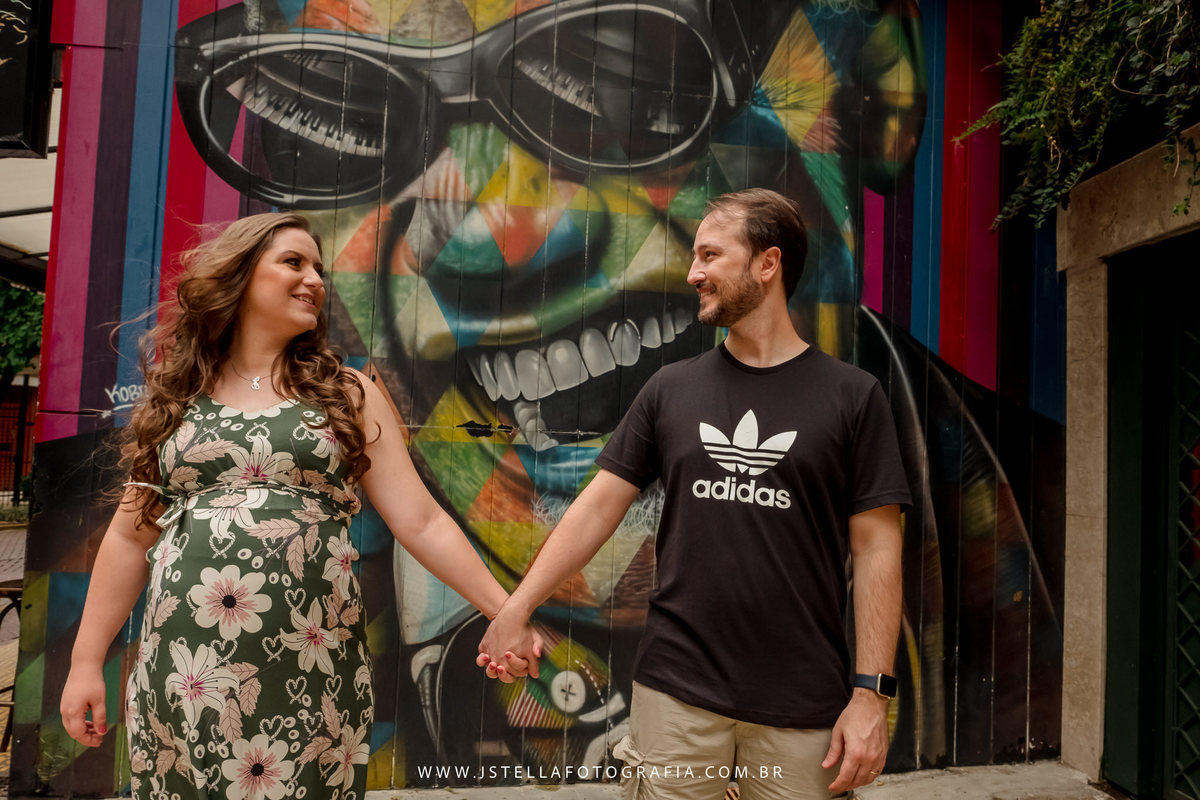 ensaio gestante rua Avanhandava