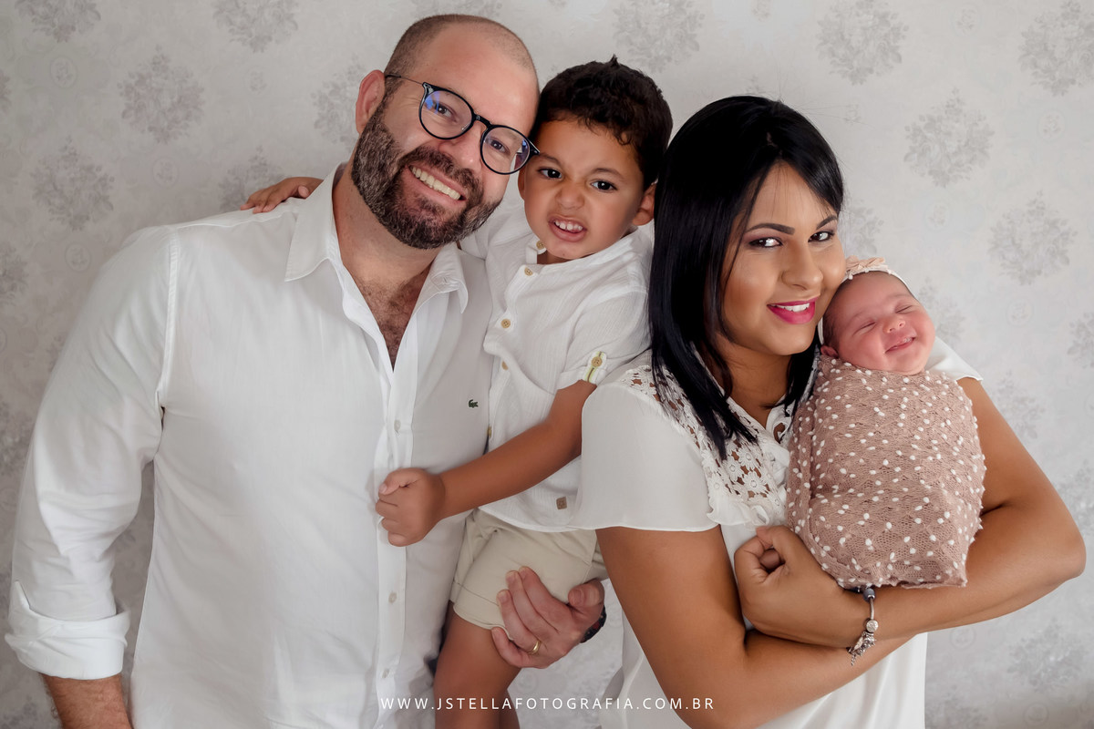 ensaio newborn em família