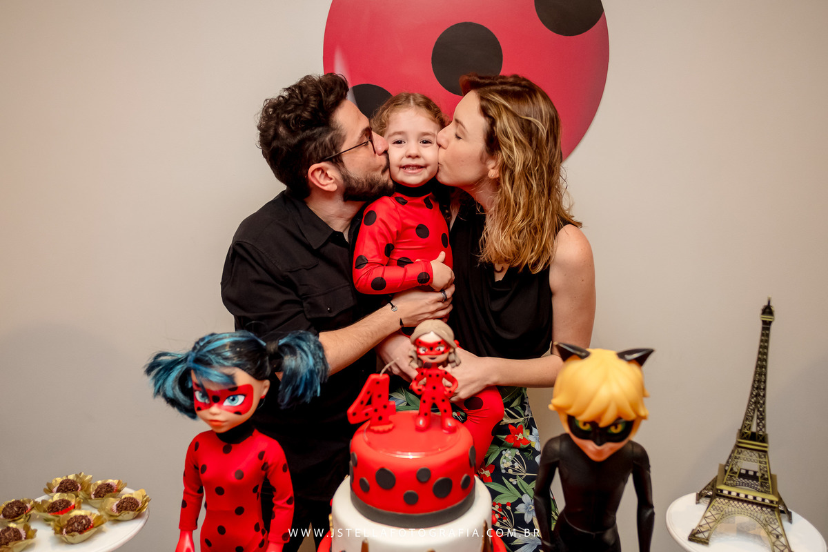 hora do parabéns Ladybug