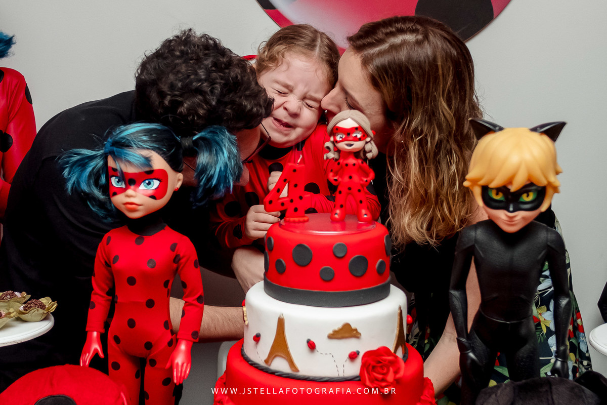 hora do parabéns Ladybug