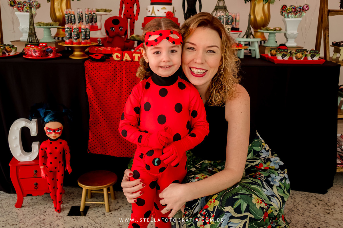 foto com a mãe na festa