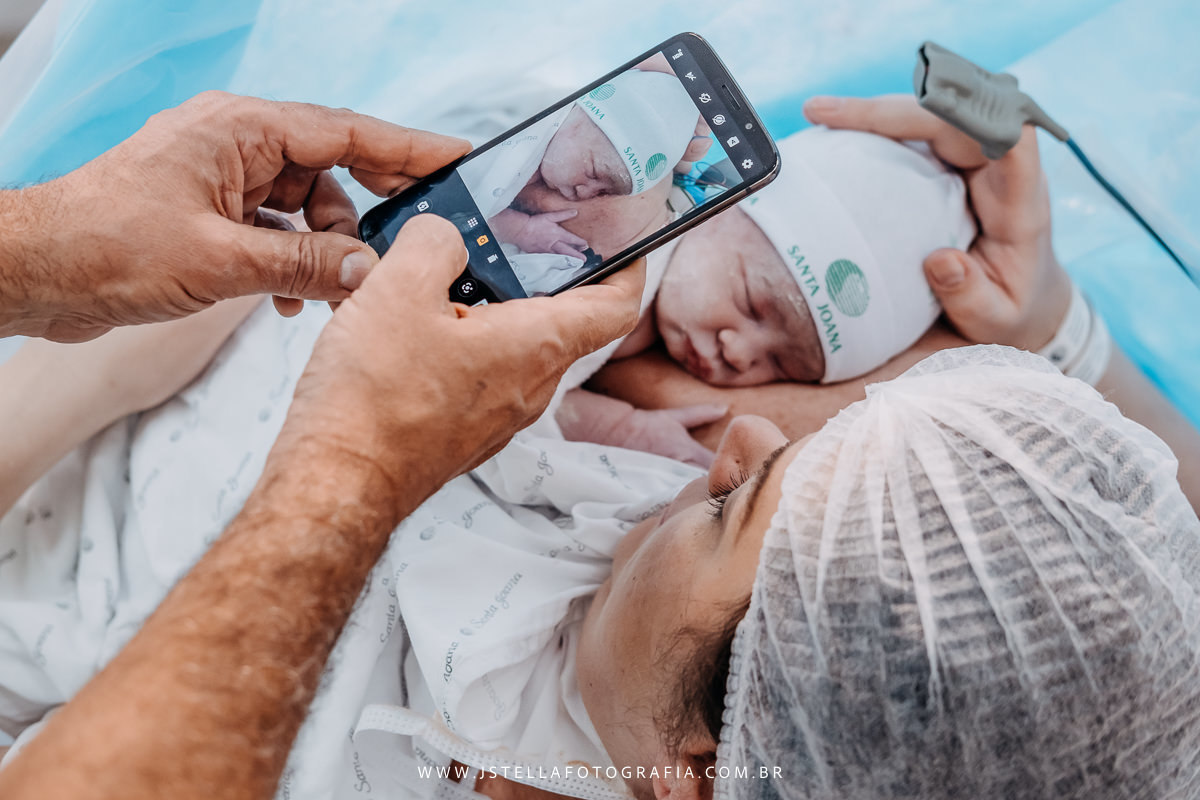 fotografia de parto santa joana