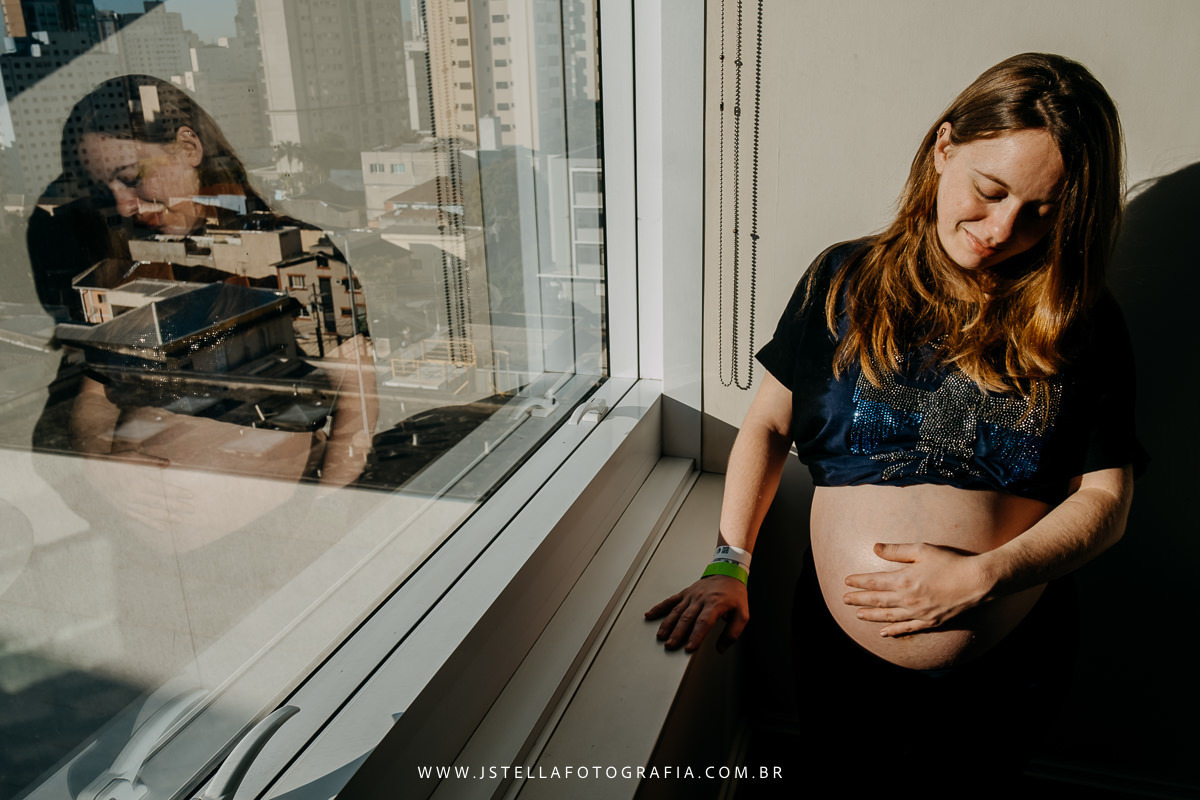 ensaio gestante no hospital