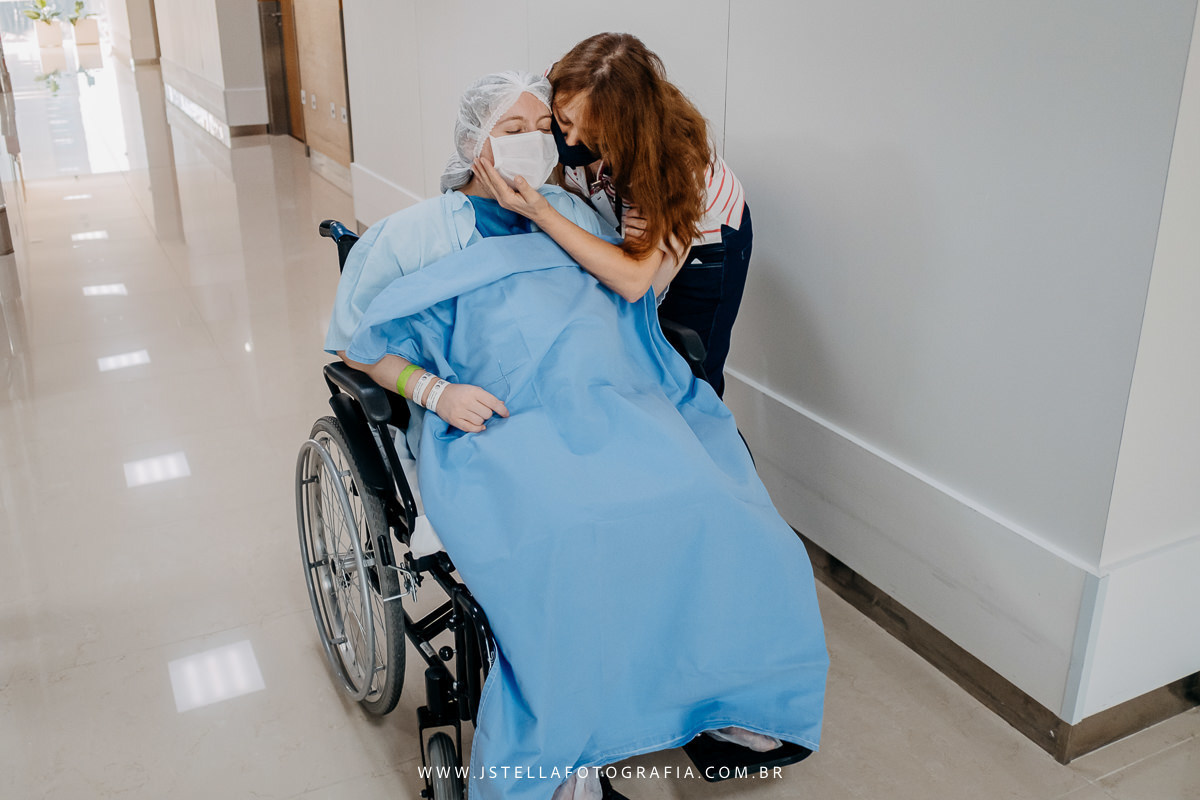 mãe e avó antes do parto