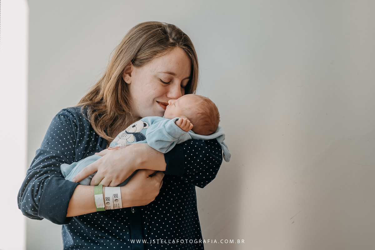 ensaio recém nascido na maternidade