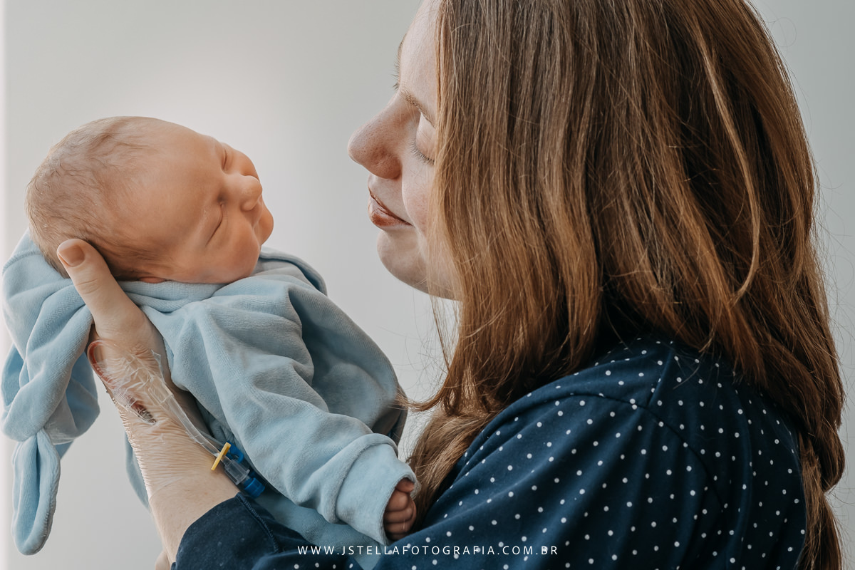 ensaio recém nascido na maternidade