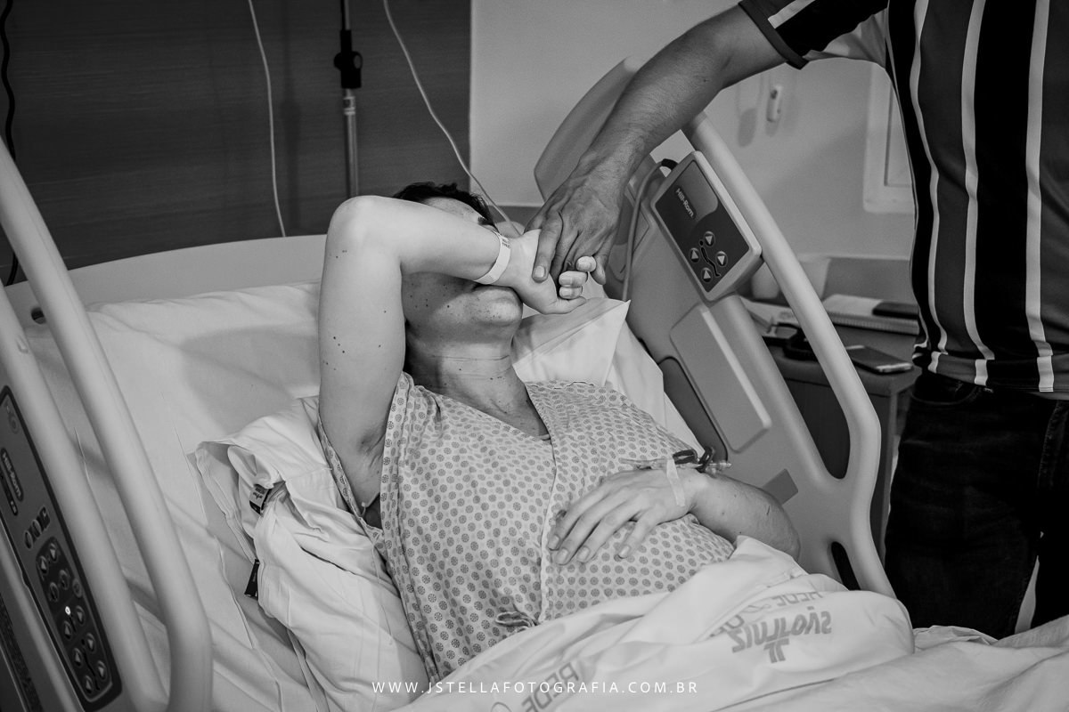 contrações do parto