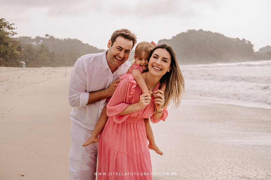 ensaio família na praia