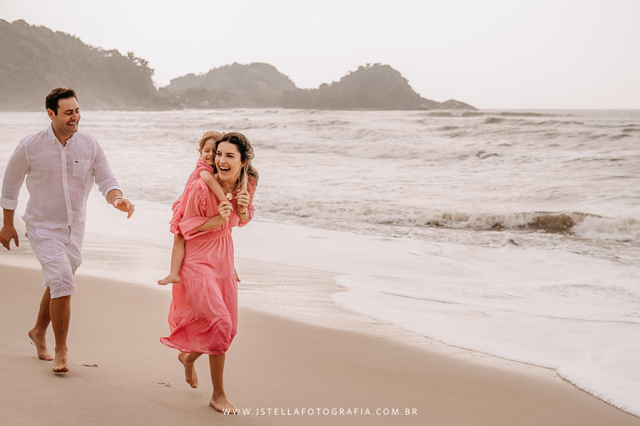 ensaio família na praia