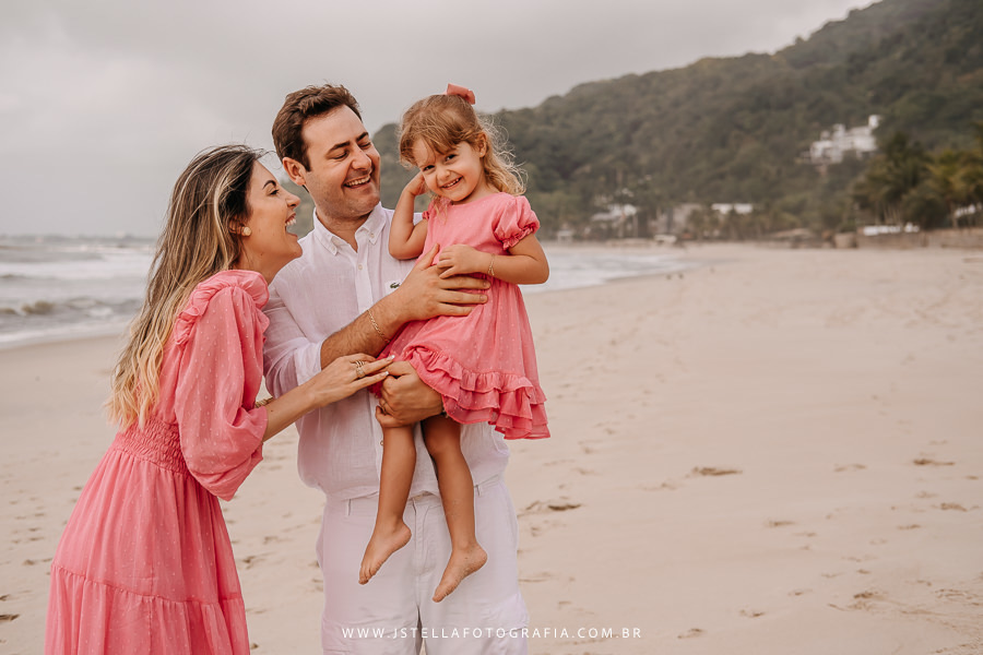 ensaio família na praia