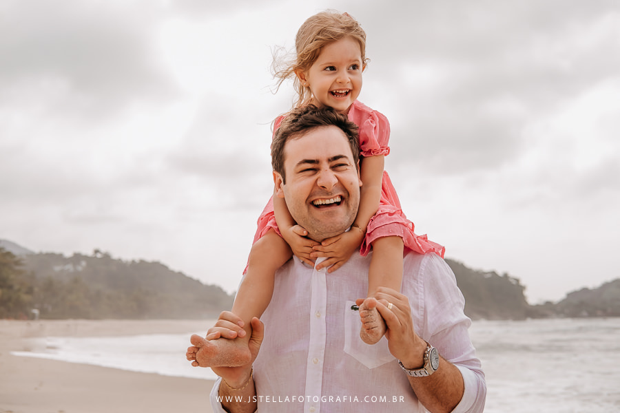ensaio família na praia