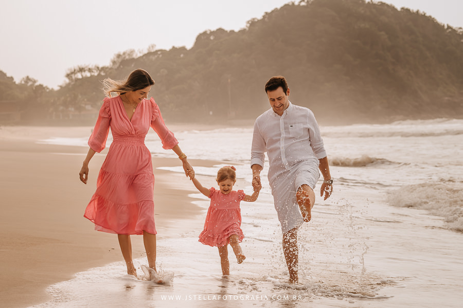 ensaio família na praia
