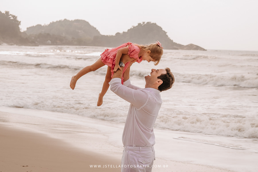 ensaio família na praia
