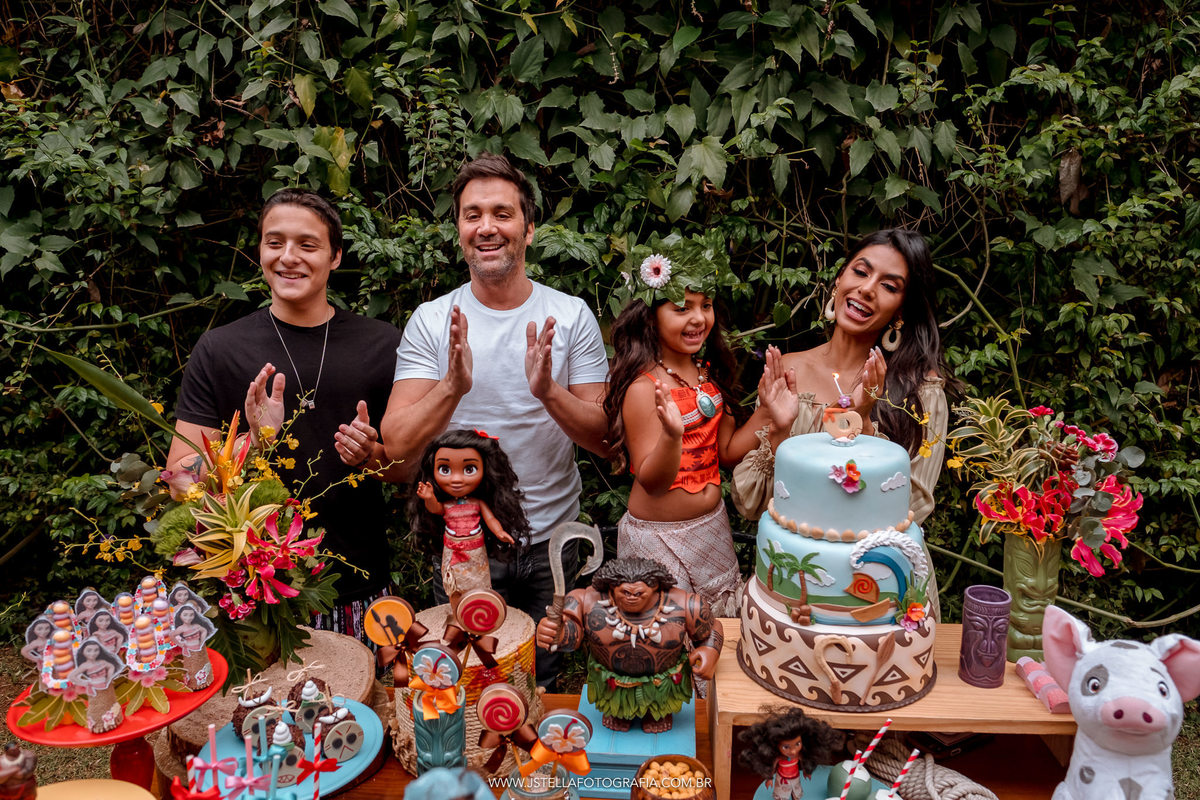 festa infantil moana