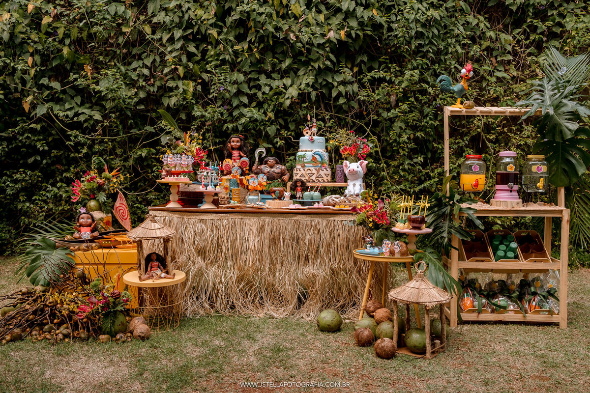 festa infantil moana