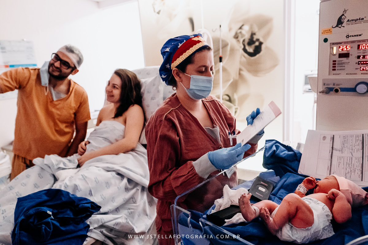 fotografia de parto hospital sao luiz