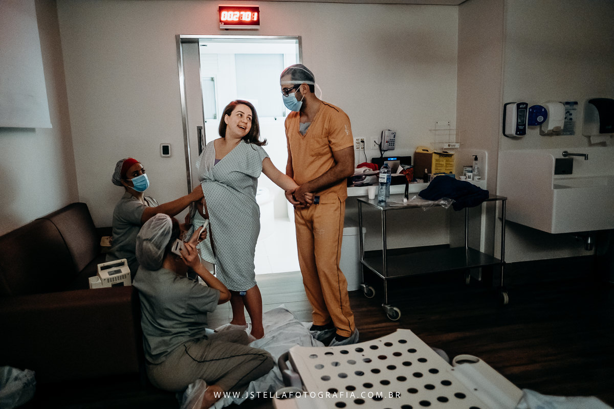 fotografia de parto hospital sao luiz
