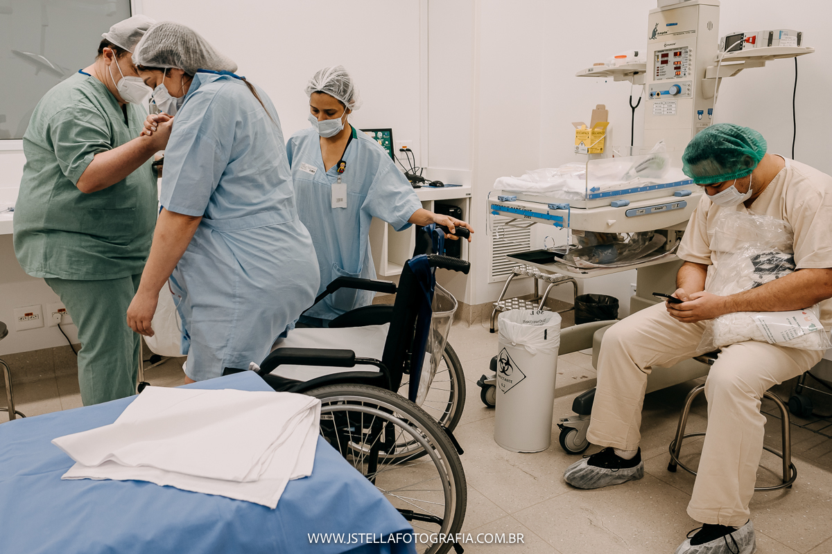 fotografia de parto hospital santa joana