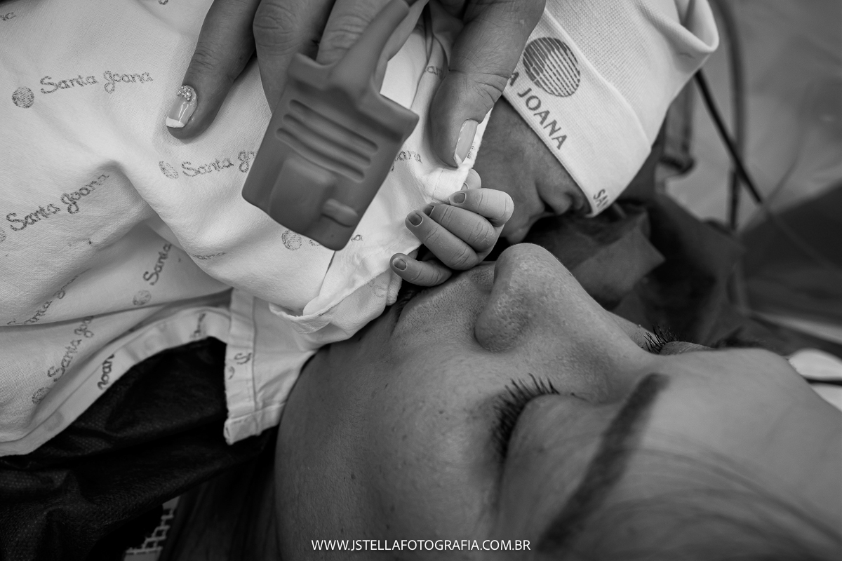 fotografia de parto hospital santa joana