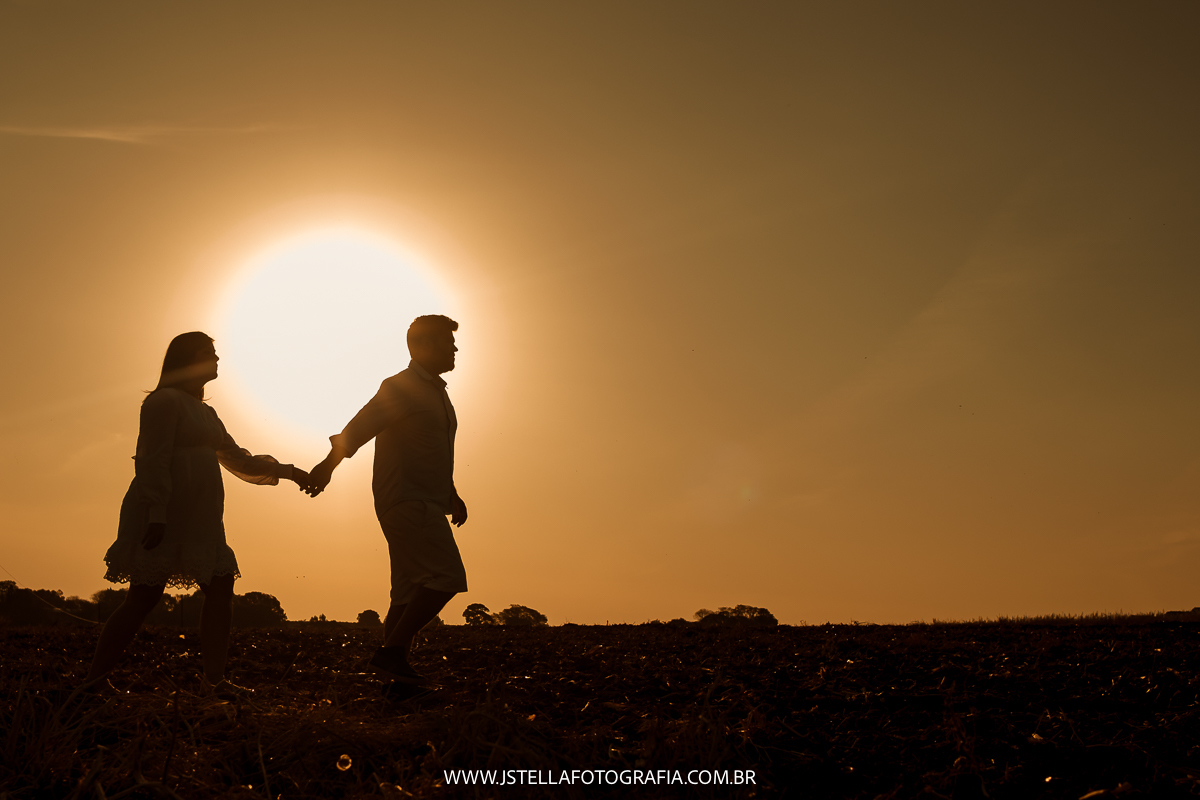 por do sol ensaio gestante