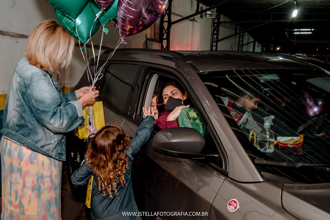 festa infantil drive thru