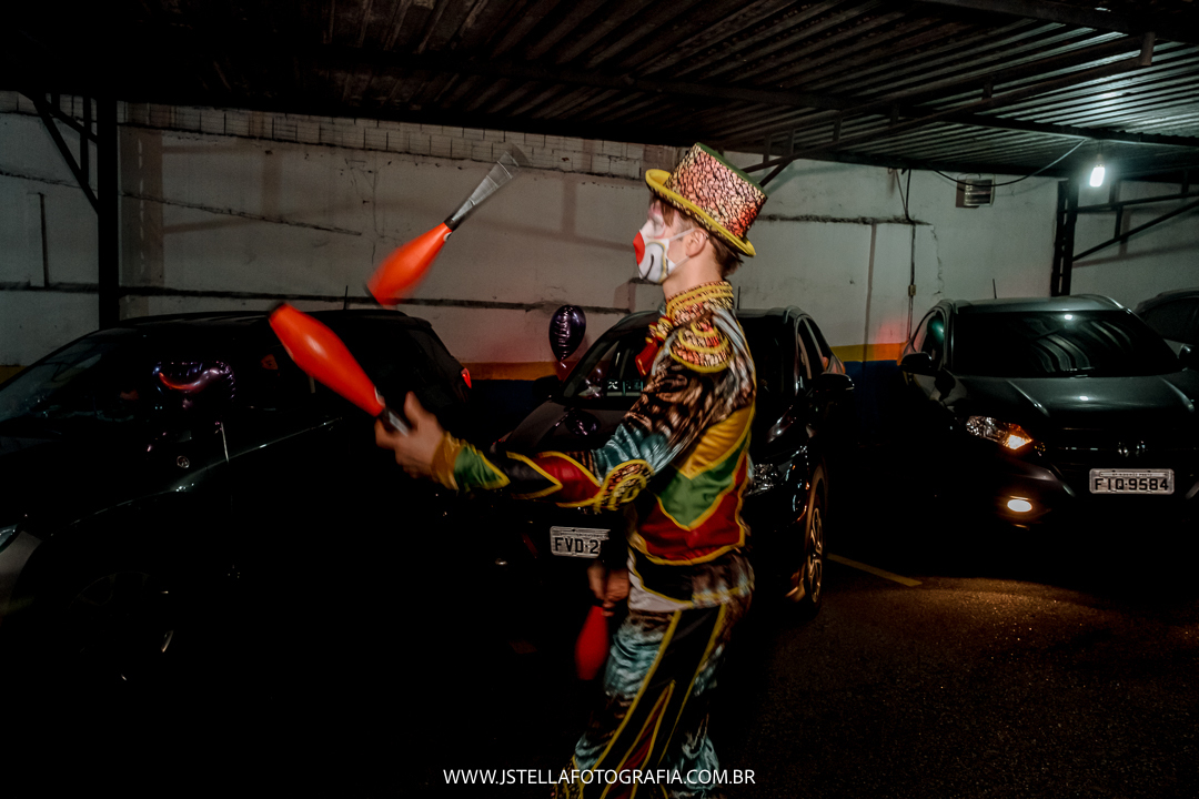 festa infantil drive thru