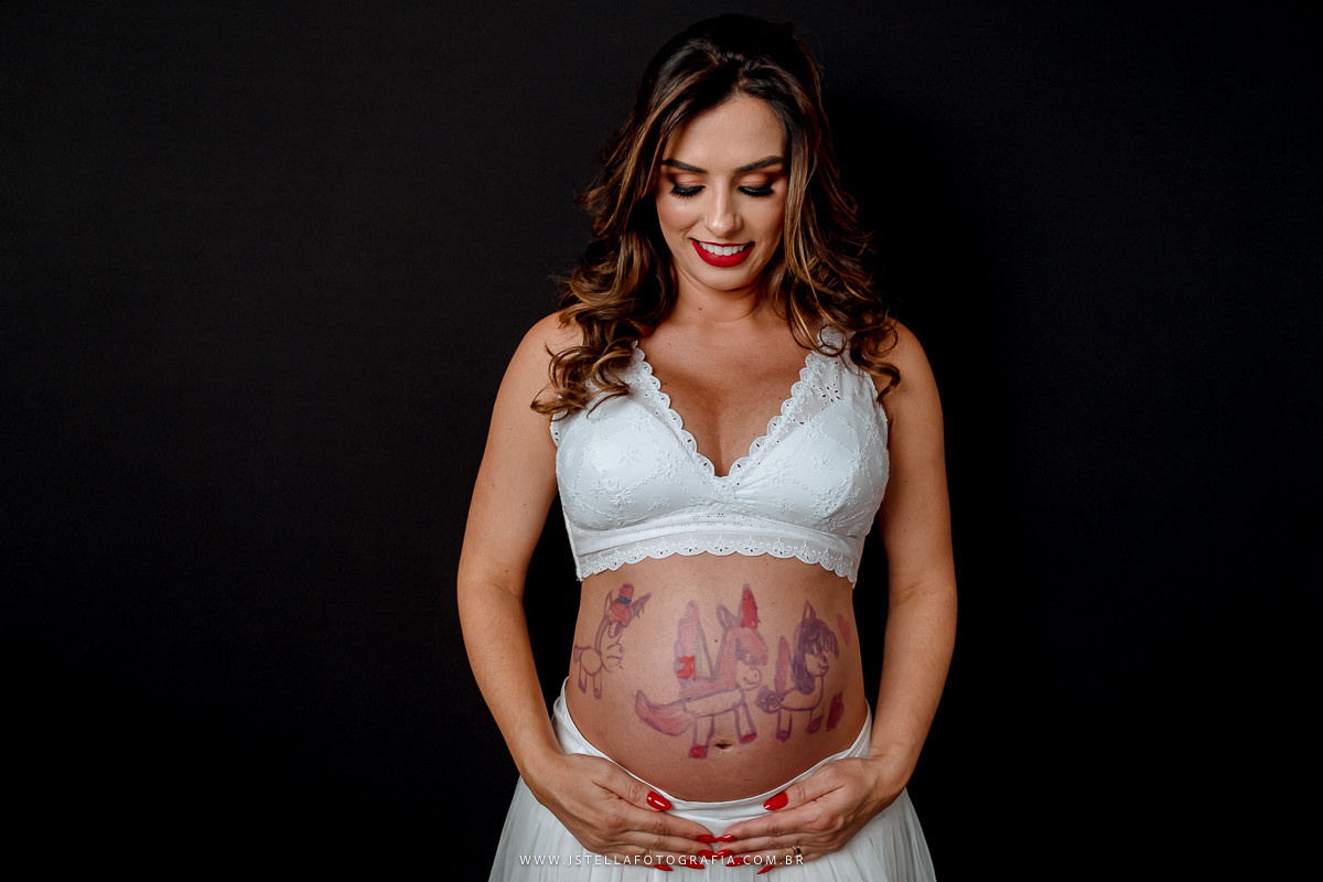 gestante em estudio sp