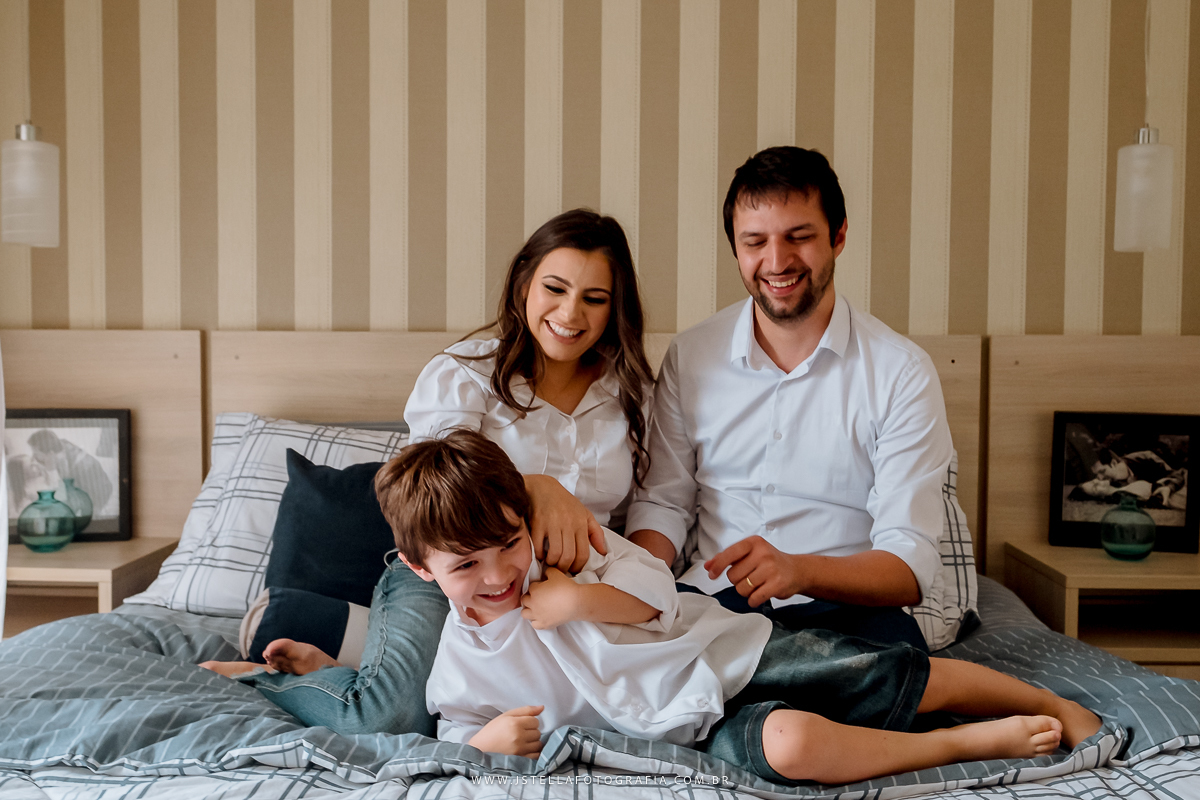 foto gestante em casa